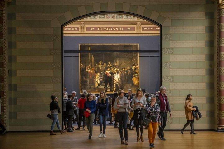 Amsterdam Rijksmuseum Ticket and Audio Tour with a City Walk