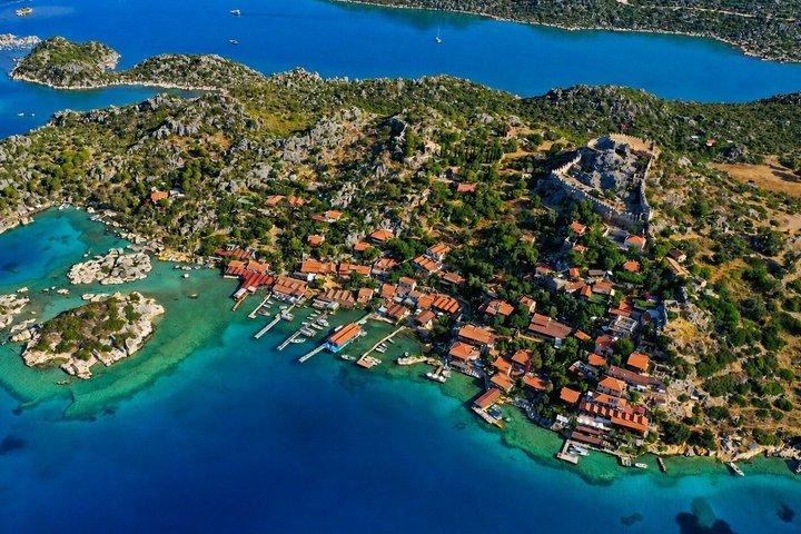 Sunken City of Kekova, Limyra & St. Nicholas Church from Kemer