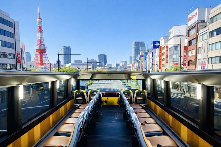 Premium Strawberry & Tokyo City Cruise on Open-Top Bus