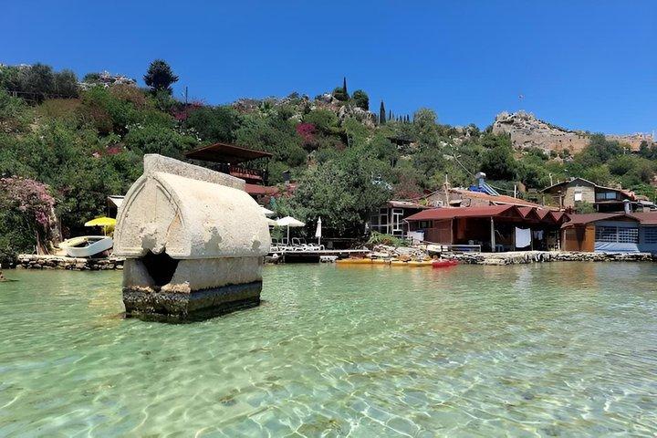 Gentle cruise over Kekova’s Sunken City beneath the waves