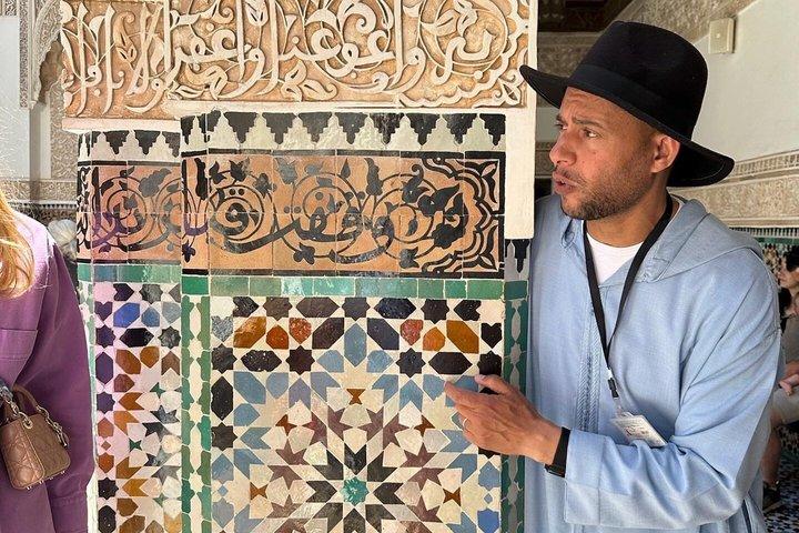 Marrakech: Ben Youssef Medresa, Secret Garden & Souk Walking Tour