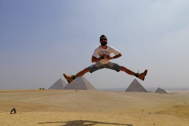 All inclusive Giza Pyramids, Sphinx, GEM Museum, from Hurghada