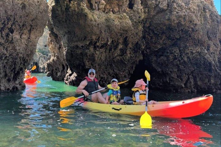 Explore Secret Caves and Beaches of Alvor - Boat & Kayak Tour