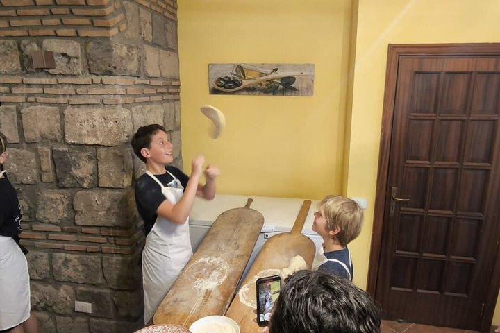 Sorrento Pizza Making Class, Dessert, Wine, Limoncello and Pickup