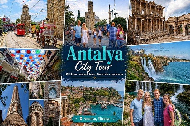 Antalya City Tour : Guided trip to Waterfalls,History & Boat Tour