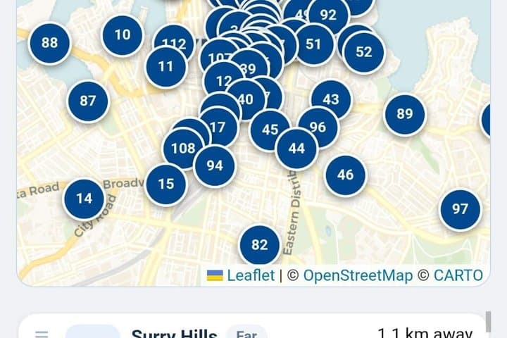 Sydney Audio Self-Guided Tour Web App AI GPS Walk/Drive/Cycle