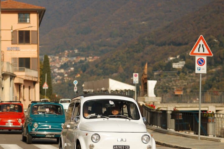 Lake Como Classic Fiat 500 Rental Experience 2h