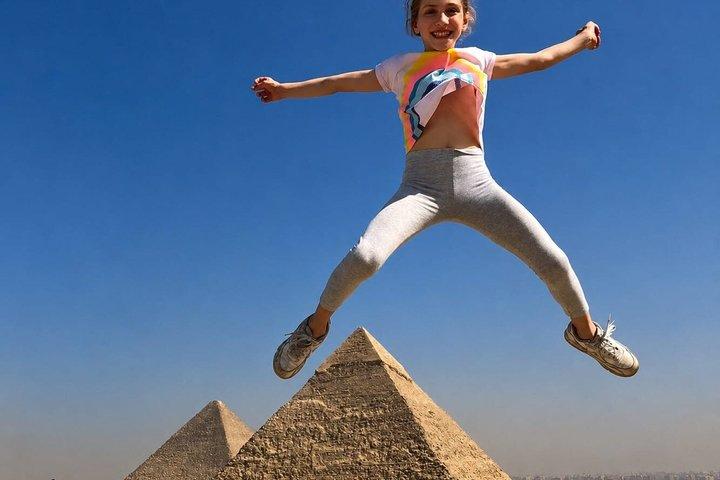 VIP Private Giza Pyramids Tour Camel Ride Professional Photos