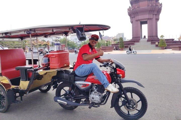 Visit 9 Places in 3 Hours by Khmer Traditional Tuk-Tuk