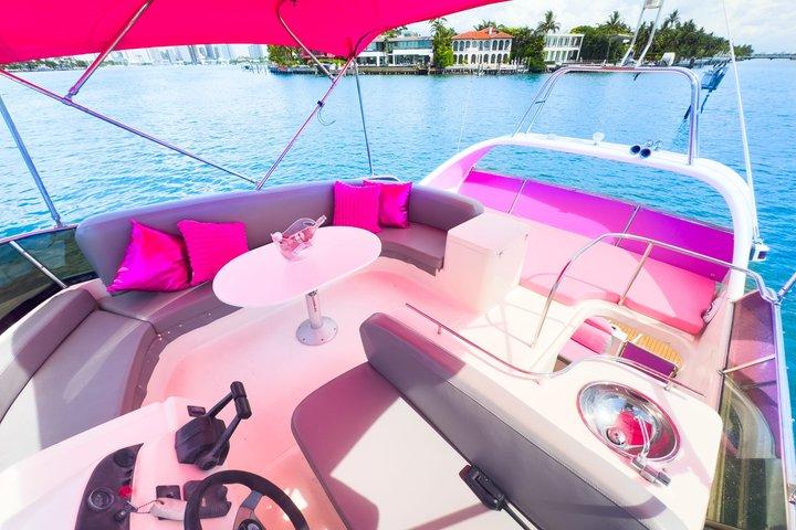 50ft Rose Yacht and 2 Jet skis | Miami Yacht Rental 13 ppl