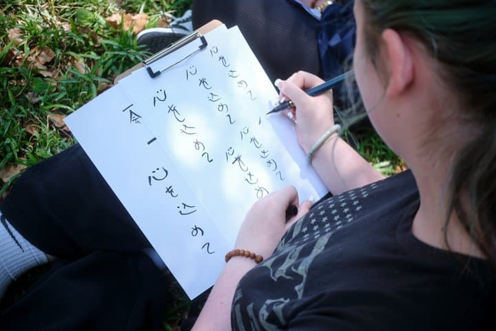 Calligraphy Workshop Tokyo | Write favorite phrase and Take Home