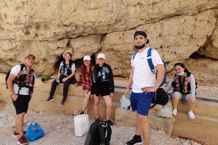 Sharing Tours to Wadi Shab with Sinkhole and Fins Beach