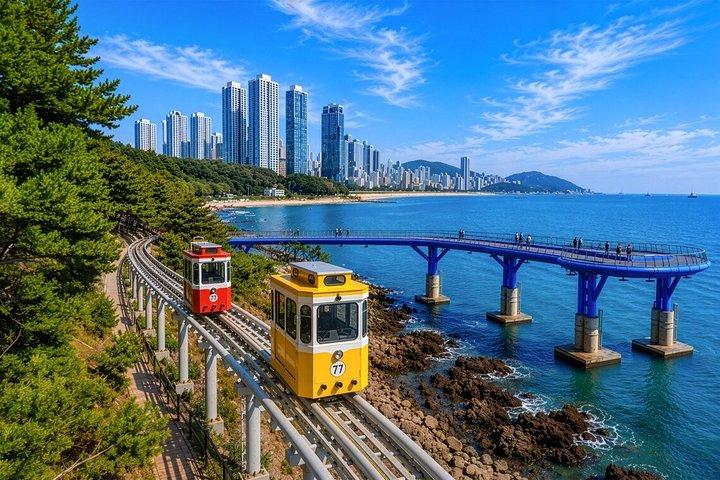 Busan City Top Attractions Tour with Haeundae Blueline Park
