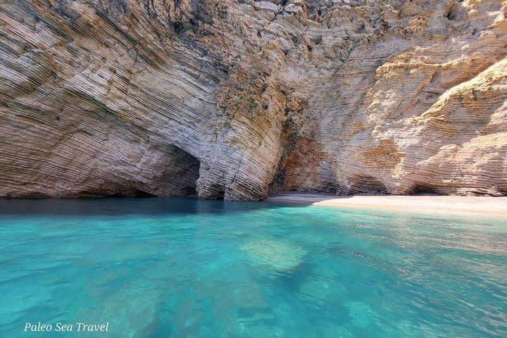 Corfu Paleokastritsa 1hr tour Sea Caves Paradise Stelari beach