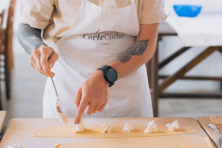 Wine & Cooking Experience with Local Family at Cortecorbo Winery