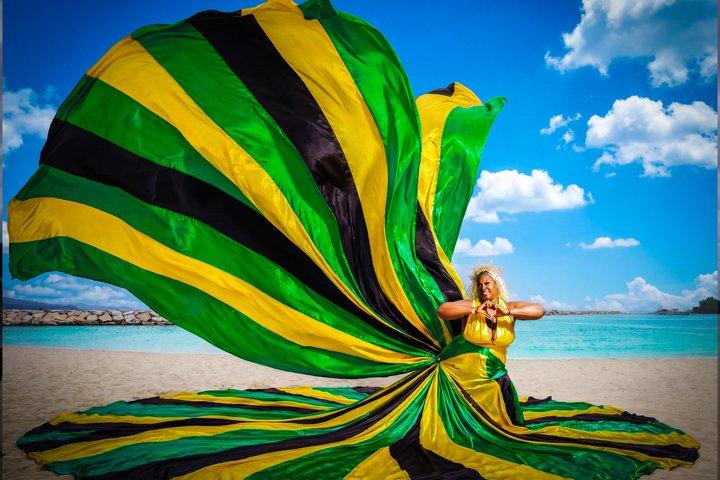 Flying Dress Photoshoot in Montego Bay