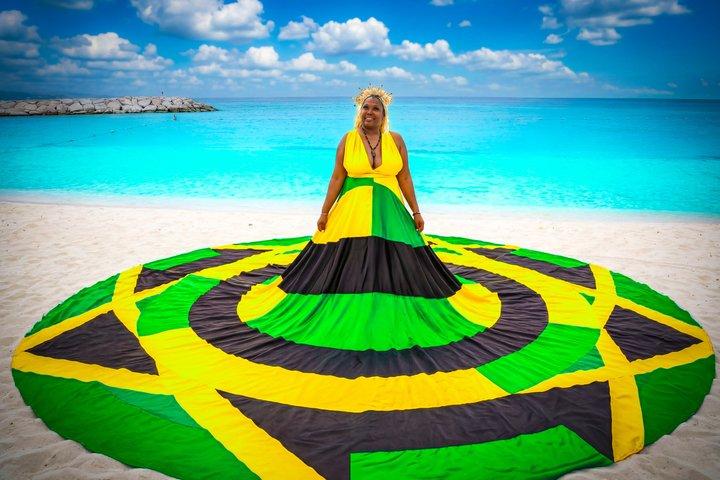Flying Dress Photoshoot in Montego Bay