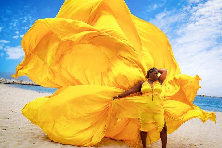 Flying Dress Photoshoot in Montego Bay