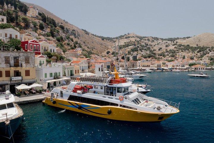 Full Day Symi Island Cruise from Rhodes with Swim Stop