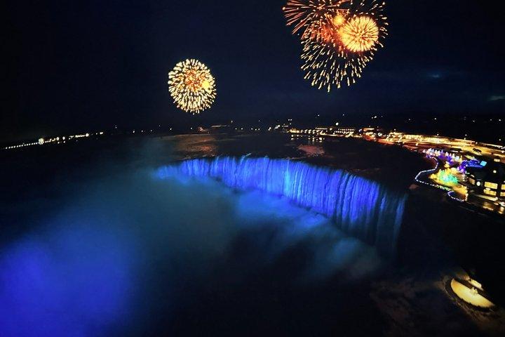 Niagara Falls Night Illumination Tour: American, Bridal and Horseshoe Falls