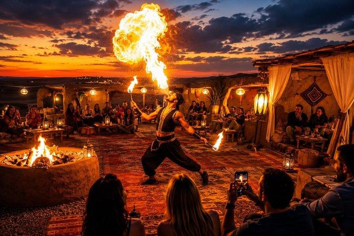 Marrakech:Agafay Desert Overnight with Sunset Quad Bike & Dinner