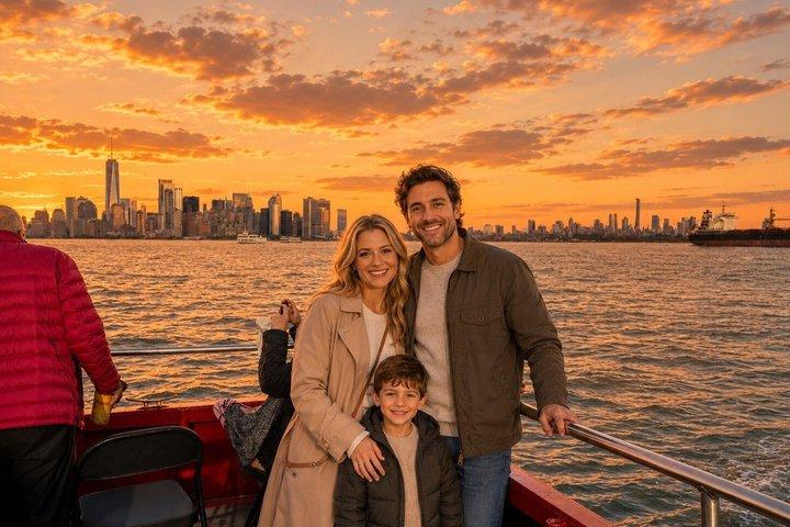 NYC Sunset Cruise & Statue of Liberty | FREE DRINKS