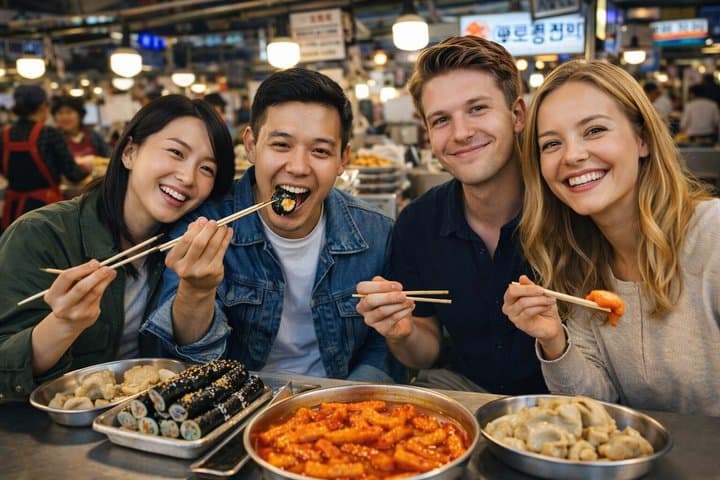 Seoul Gwangjang Market Street Food Tour