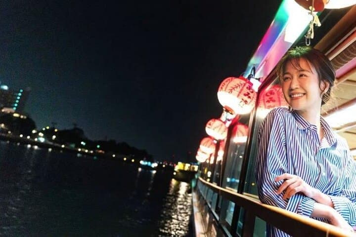 Tokyo: Koto Fireworks Festival on Japanese traditional Houseboat