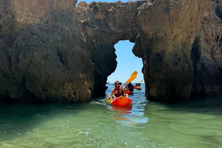 Explore Secret Caves and Beaches of Alvor - Boat & Kayak Tour
