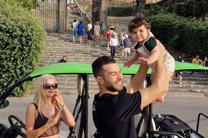 Florence City Highlights Golf Cart Tour with Local Guide+Affogato