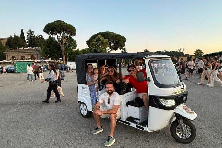 Florence City Highlights Golf Cart Tour with Local Guide+Affogato