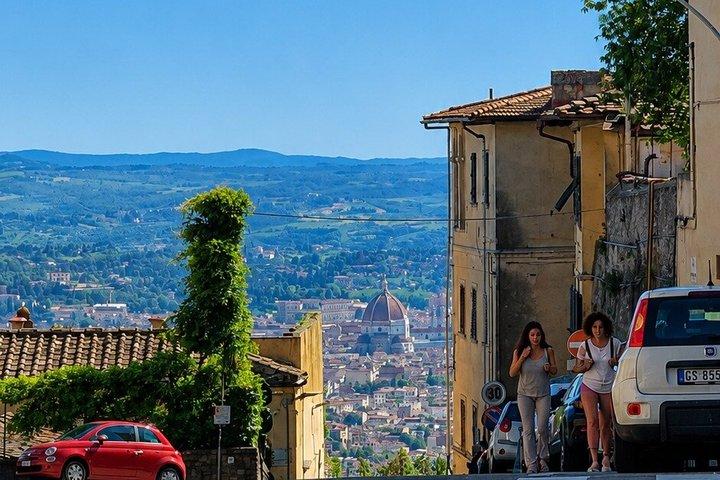 Fiesole Hilltop Tour and Florence Views+Gelato
