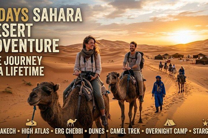 Marrakech: 3 Days Desert Tour To Merzouga Camp with Luxury Option