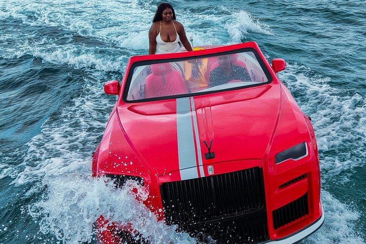 Zanzibar JetCar ride with drone video and transfer included
