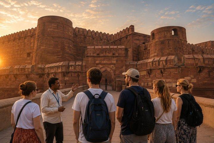 From Delhi: Taj Mahal Sunrise & Agra Fort Tour Skip The Line