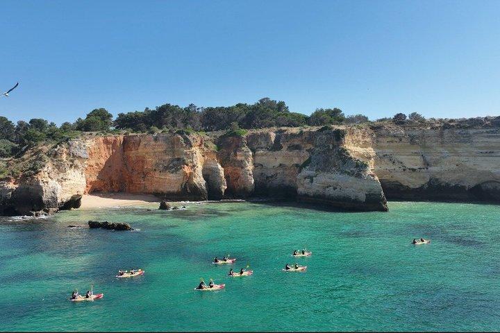 Explore Secret Caves and Beaches of Alvor - Boat & Kayak Tour