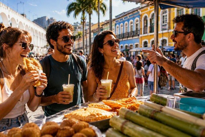 Rio Historic Downtown & Lapa Street Food Tour (Full Meal)