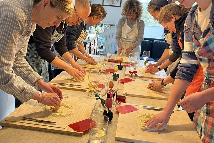 Fresh pasta workshop, Salento wine tasting, and social dinner.