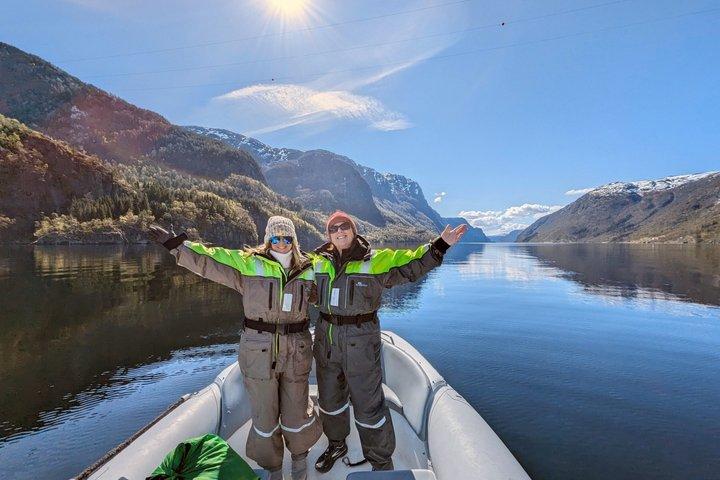 Private Cruise: Mostraumen by Zodiac or Lux Pontoon Boat