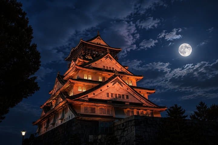 Osaka Ghost Tour: Urban Legends, Castle Dark History, Neon Curses