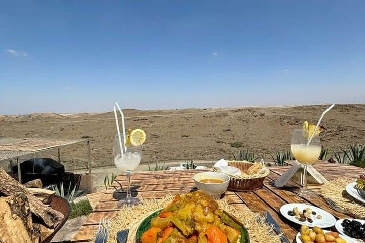 Agafay Desert Sunset Dinner with Camel Ride & Moroccan Live Show