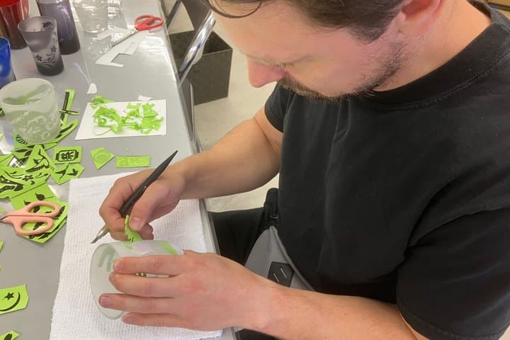 Lets Make Cool Glasses with Sand Shaving Glass Crafts