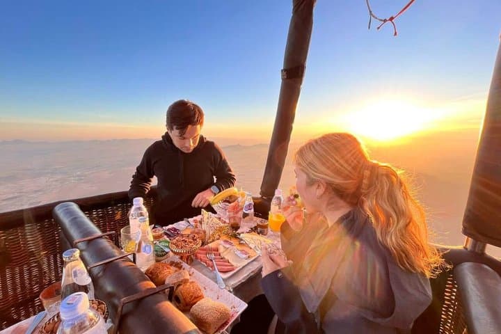 VIP Sunrise Hot Air Balloon Experience with Breakfast in The Sky