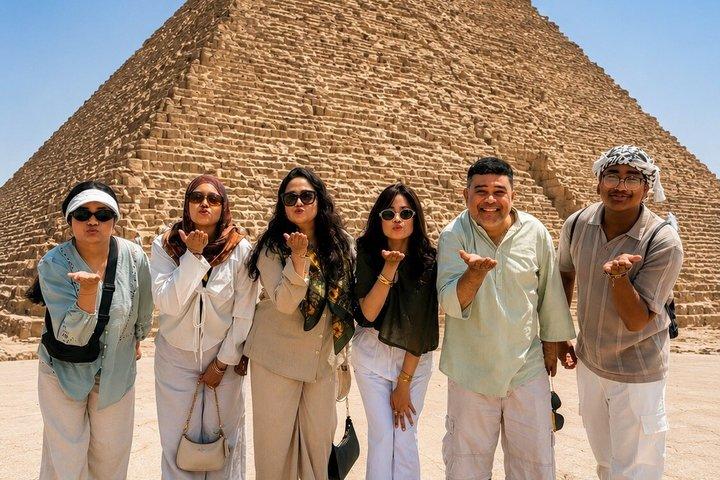 Giza Pyramids ,Grand Egyptian Museum Full experience & Sphinx