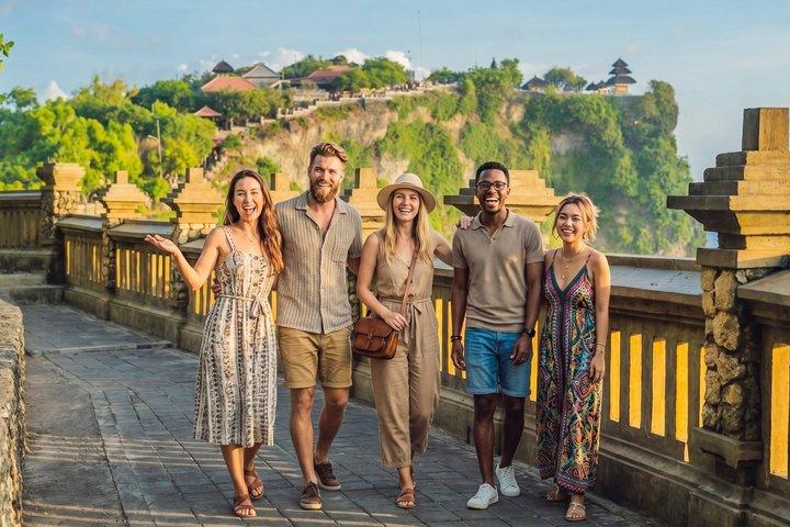 Bali Uluwatu Temple with Kecak Fire Dance Sunset Tour and Dinner
