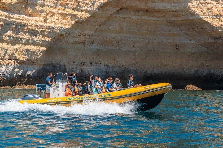 Algarve Coast RIB Adventure Explore Benagil Caves and More
