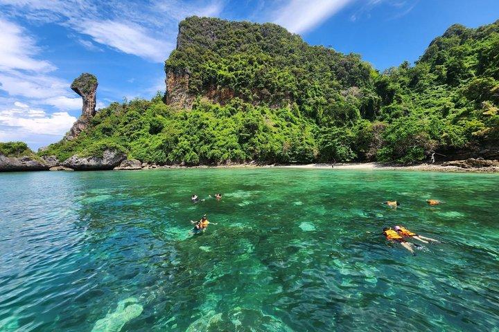 Krabi 4 Island Tour by Longtail Boat with Hotel Transfer