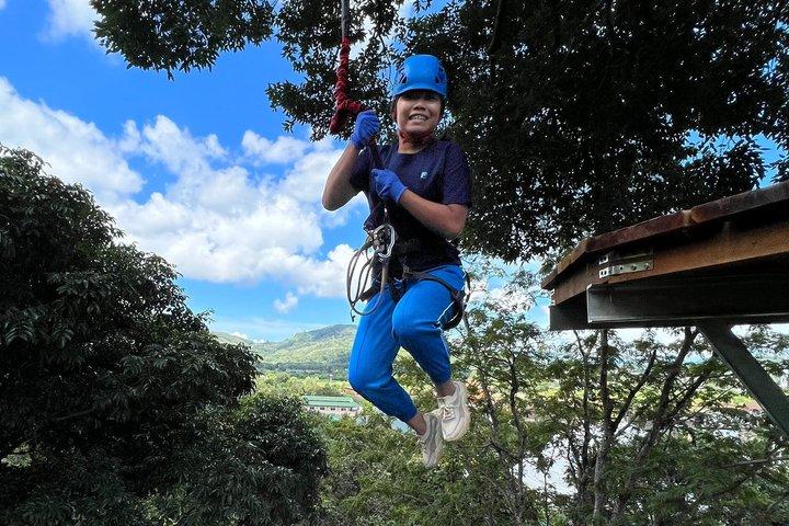 Free Fall Jump and 100m Zipline in Phuket by Jungle Xtrem