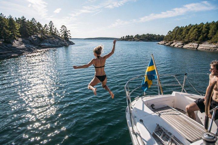 Stockholm Archipelago Sailing Adventure Island Visit and Lunch