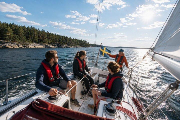 Stockholm Archipelago Sailing Adventure Island Visit and Lunch